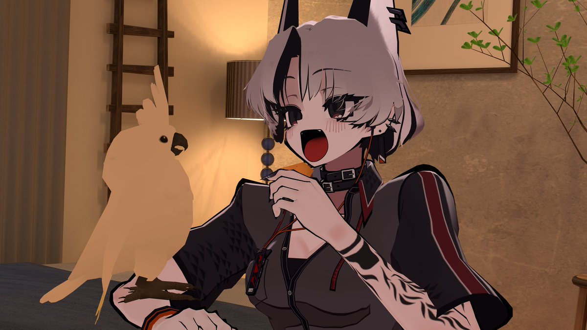 ChanOga_vrc's tweet photo. オウム可愛い💞
#青梅3D店 #VRChat https://t.co/TD4rXpN2wa