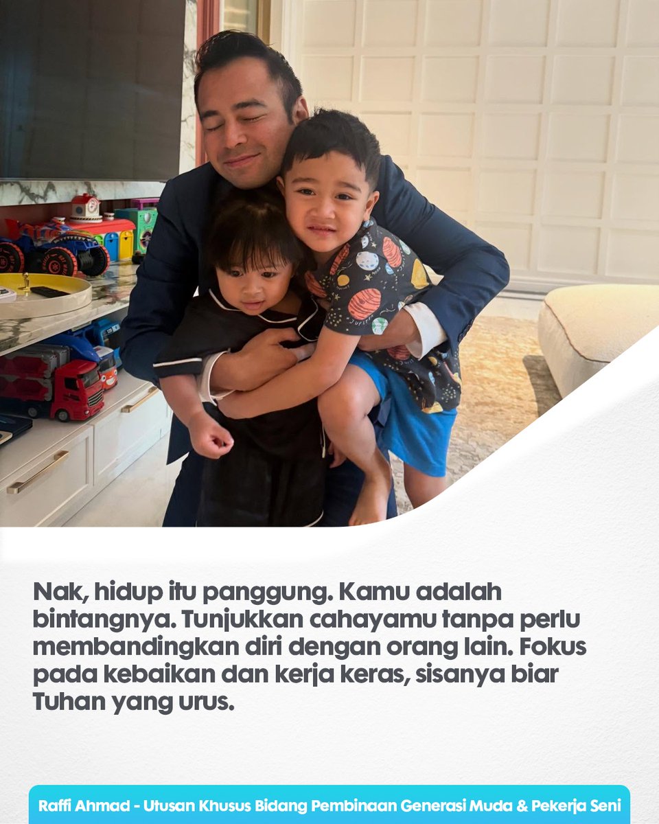 aaRaffiUpdate's tweet photo. Raffi Ahmad menekankan pentingnya ketahanan mental bagi generasi muda: 'Jangan takut jatuh. Kegagalan adalah bagian dari proses pembelajaran untuk menjadi lebih kuat.

#RaffiOrangBaik https://t.co/9A4Oa3JbiT