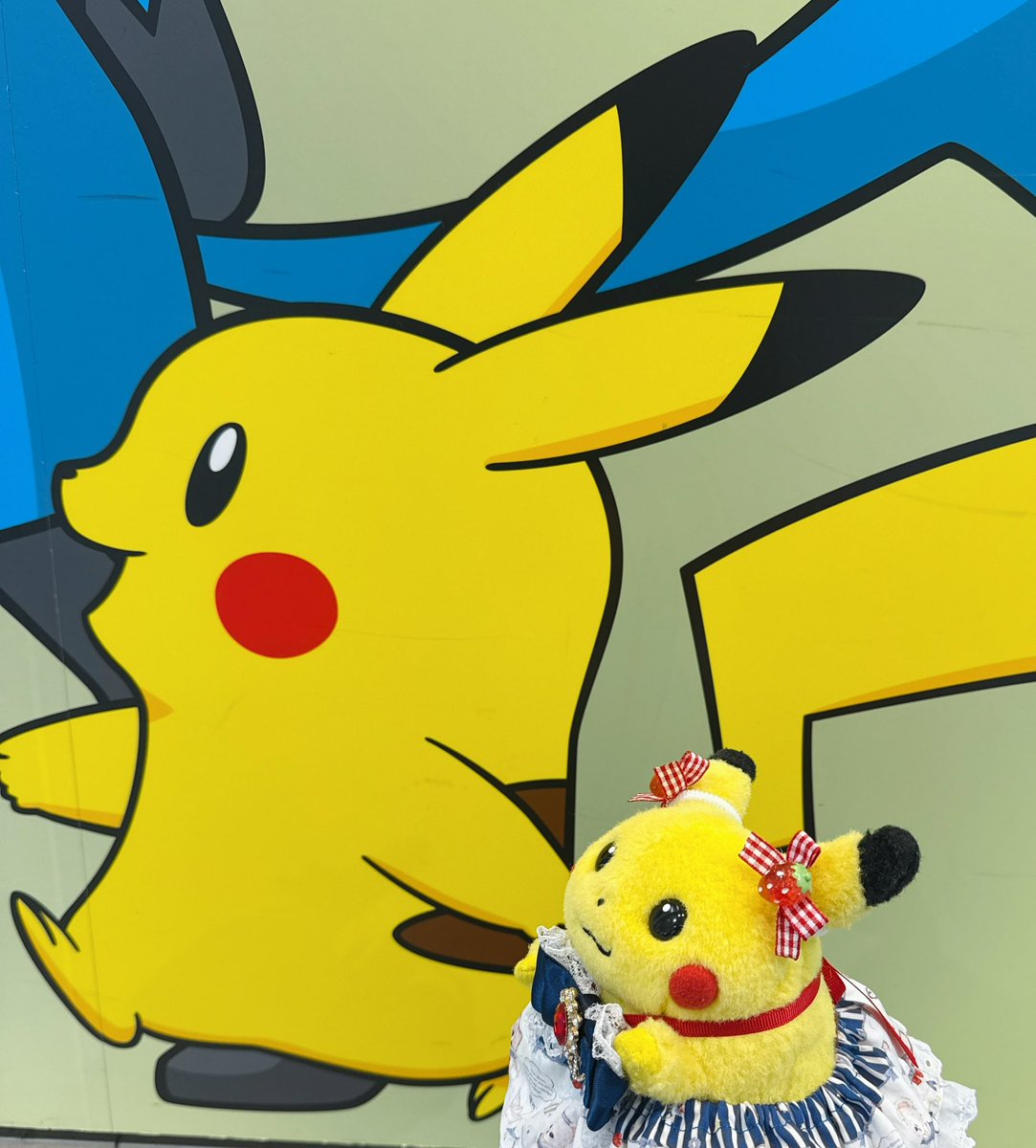 vuis2pikas2nui's tweet photo. お揃いのポーズなの https://t.co/H5VBbpfPBp