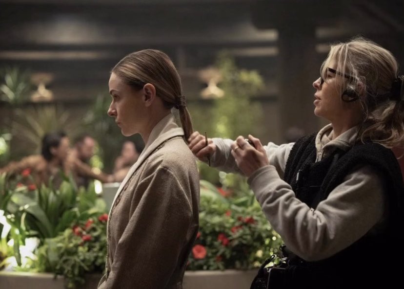CL_GZB226's tweet photo. (1) Rebecca Ferguson behind the scenes shots for Silo Season 3 Episode 1

IG post by rekhagarton https://t.co/RiiNa8xkxQ