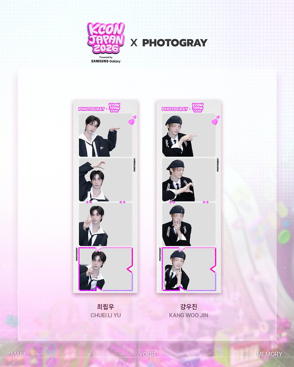KCON JAPAN 2026 X PHOTOGRAY] KCON JAPAN 2026 ARTIST FRAME OPEN