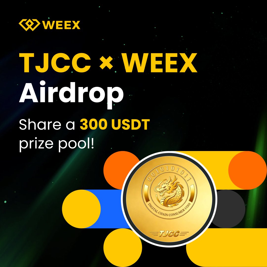 WEEX_Official's tweet photo. 💴 WEEX x $TJCC Airdrop
🎁 300 USDT Cash | 30 Lucky Winners

👇 How to Join
🔸 Like + RT + Tag friends
🔸 Comment your WEEX UID
🔸 Register on WEEX:https://t.co/04yBNU1Vat

Ends in 5 Days | Reward eligibility:
-Trade > 100 USDT in $TJCC spot during the campaign https://t.co/ttCWOg0icm