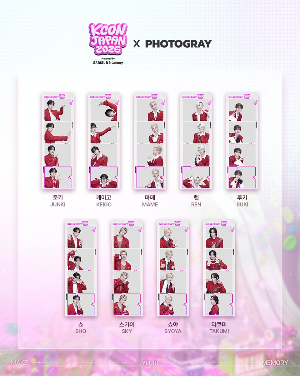 photogray_kr's tweet photo. [KCON JAPAN 2026 X PHOTOGRAY]

KCON JAPAN 2026 ARTIST FRAME OPEN!
<JO1> 프레임이 오픈됩니다✨

7/4(토) ~ 8/2(일)까지 전 세계 포토그레이 매장에서 <JO1> 프레임을 만나보세요!

📍한국 및 글로벌 매장 : 2026.07.04 ~ 2026.08.02
📍일본: 2026.07.14 ~ 2026.08.02

*해당 이벤트는 인스타 피드 or X(구. 트위터) 게시글을 통해 참여 가능하며 (계정 태그 필수)
얼굴 공개 없이 인증하셔도 무방한 점 참고 부탁드립니다 :)

-

【KCON JAPAN 2026 X PHOTOGRAY】

KCON JAPAN 2026 アーティストフレーム OPEN！
<JO1>フレームが登場します✨

2026年7月4日(土)から8月2日(日)まで、<JO1>フレームをPHOTOGRAYでお楽しみください！

📍韓国およびグローバル店舗：2026.07.04 ～ 2026.08.02
📍日本：2026.07.14 ～ 2026.08.02

※本イベントはInstagramまたはX（旧Twitter）への投稿にてご参加いただけます。
（アカウントタグ付け必須／顔出しなしで参加可能）

Make Your Memory, PHOTOGRAY

#KCON #PHOTOGRAY #KCONXPHOTOGRAY