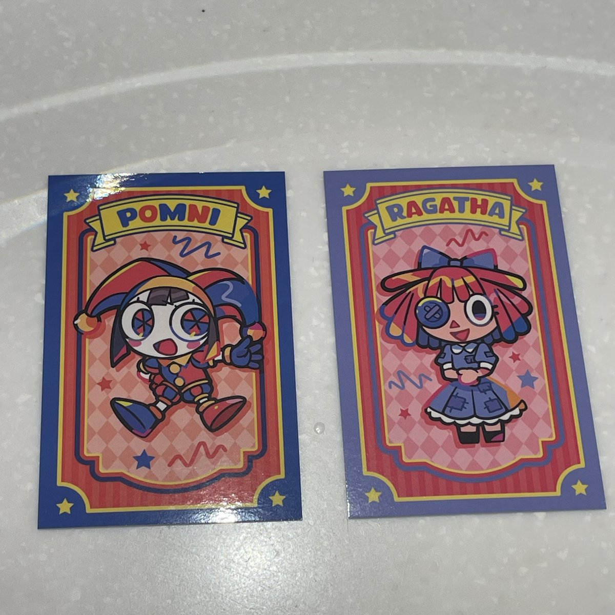 rorololo_36's tweet photo. 【交換】アメデジ×寺田てら　ポップアップ　購入特典　フォト風カード

アメイジング・デジタル・サーカス
TADC

《譲》ポムニ　/    ラガタ
《求》ジャックス

郵送でのご交換希望📮

お気軽にお声かけください🤲 https://t.co/LfhO04Wlmd