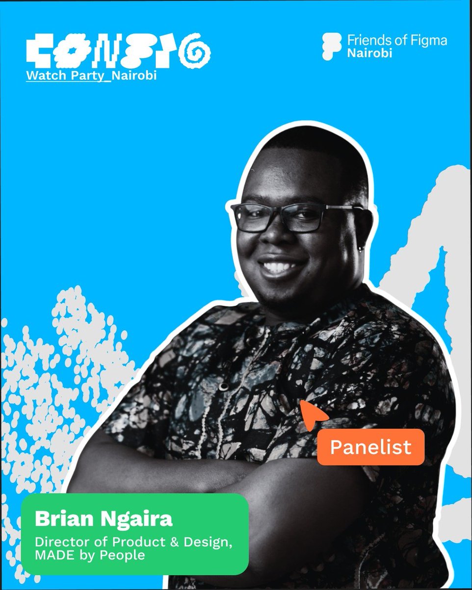 fof_nairobi's tweet photo. @Michelle_Okello Brian Ngaira (@BrianNgaira) 
Director of Product &amp; Design, MADE by People

Brian creates scalable, human-centered digital products. He will discuss how storytelling enables designers to communicate ideas, influence decisions, and connect with users.

#Config2026 #fofnairobi https://t.co/OPEKLNaOfw