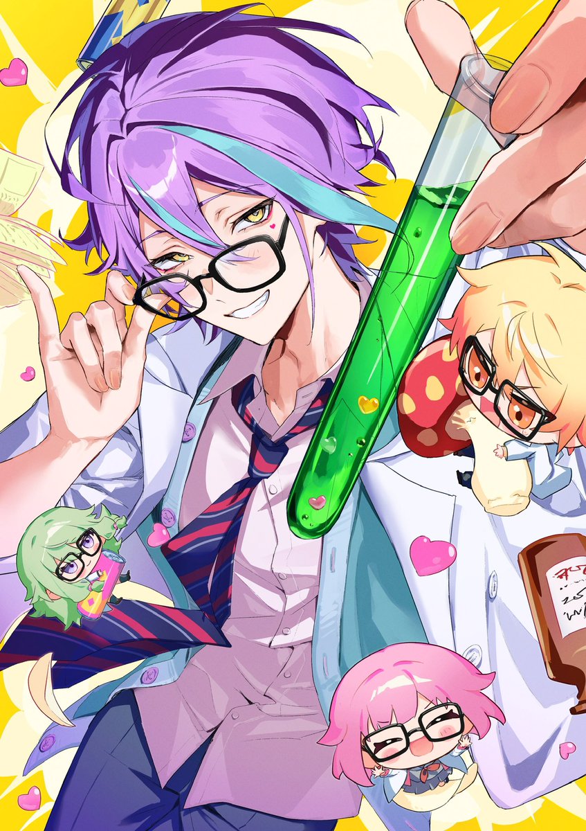 usamorimori_'s tweet photo. おくすりの言いなり🥼🧪💜 https://t.co/lHx1r38Ig9