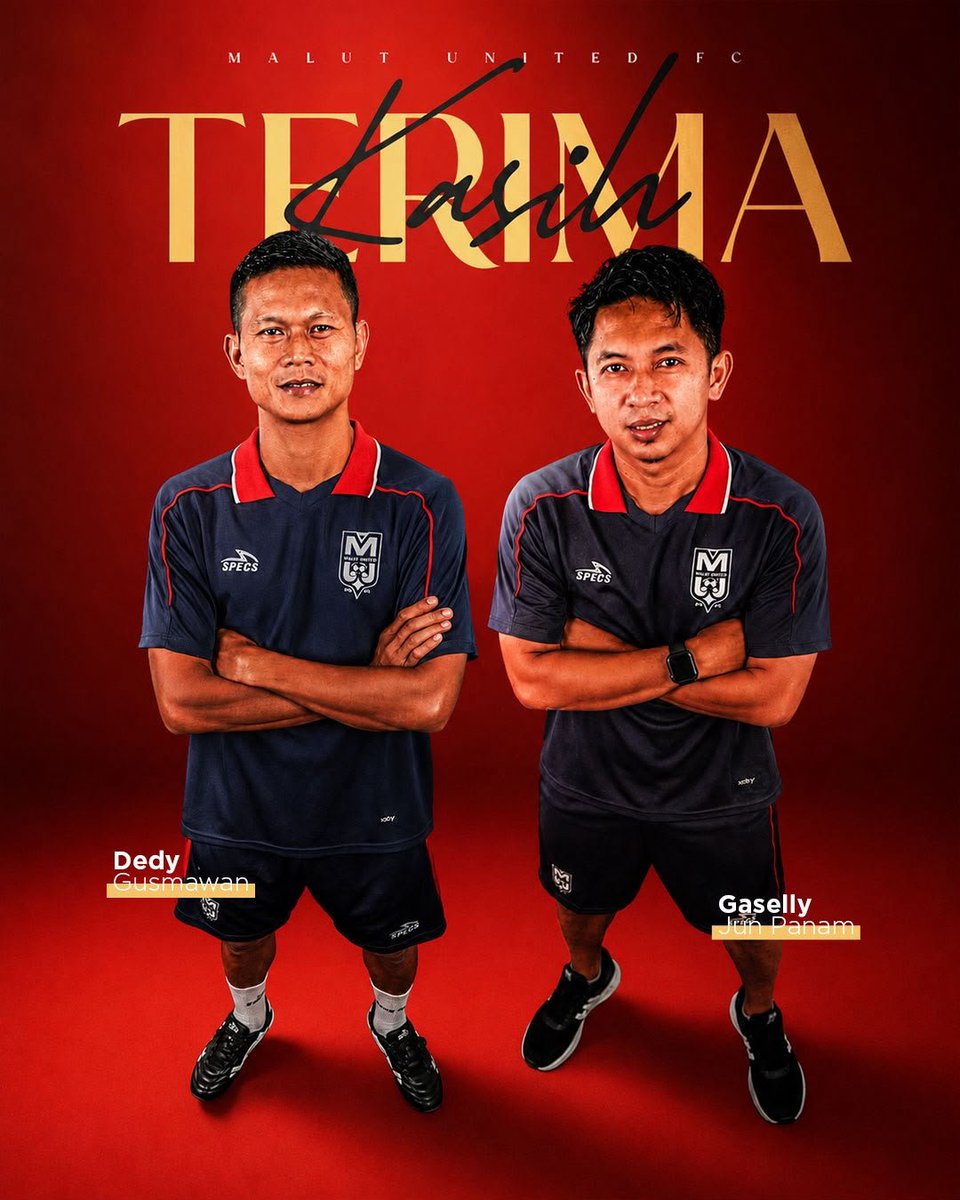 javaunitedfc's tweet photo. 📄 Klub telah bersepakat dengan Coach Dedy Gusmawan dan Gaselly Jun Panam untuk tidak melanjutkan kerja sama pada musim kompetisi 2026-2027.

Doa terbaik dari keluarga besar Malut United untuk kelanjutan karier serta masa depan Coach Dedy dan Coach Gaselly.

#MalutUnited https://t.co/lCyRafl6Da