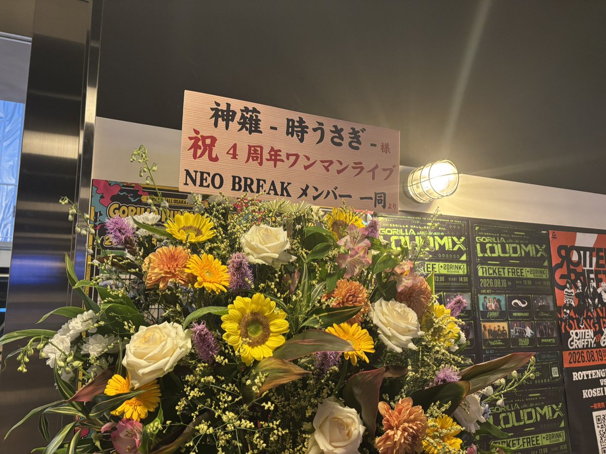 pykc様❣️11月分のお取り置き ゴリラホール到着ウホっ🦍 NEO BREAK、フラワースタンドありがとう💐😊