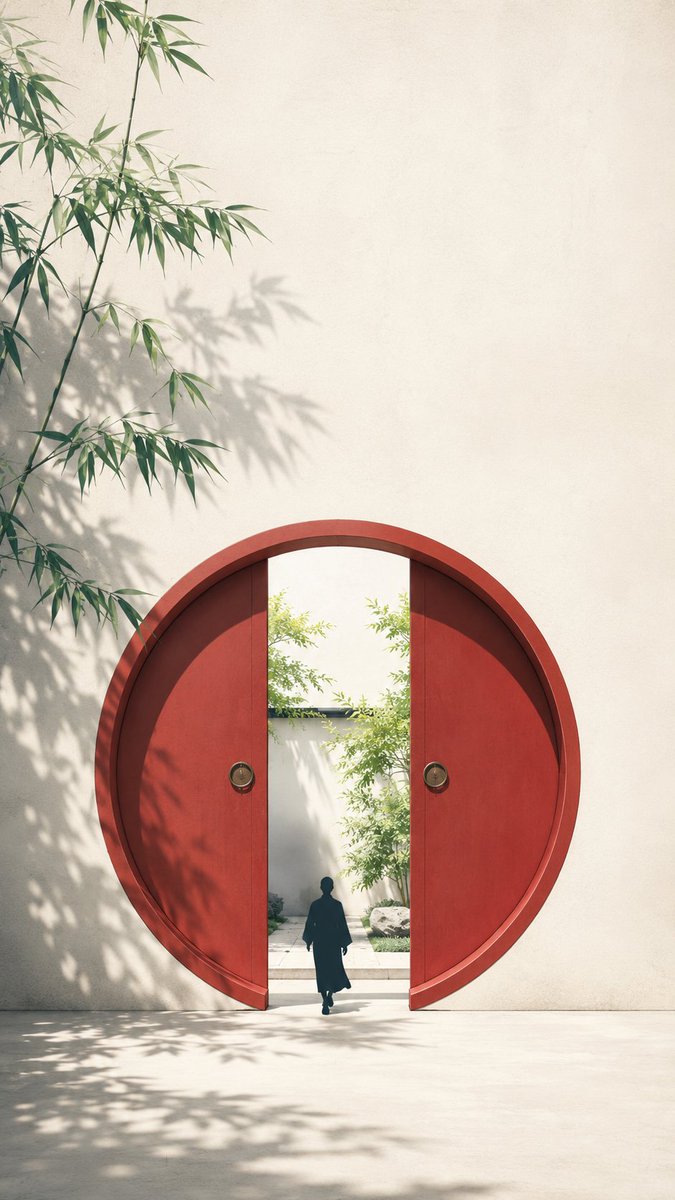 Oriental Zen Minimalist Wallpaper