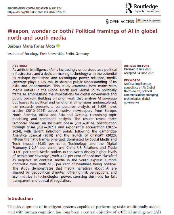 barbarafmota's tweet photo. Acemoglu emphasised that the developing world has the most to lose from the global risks of AI's future, especially under an automation-centred agenda. In my article, I analyse how that same world is also the one placing the highest hopes in the technology.https://t.co/V6VLWlRpJ3 https://t.co/LzJ2H86hmI