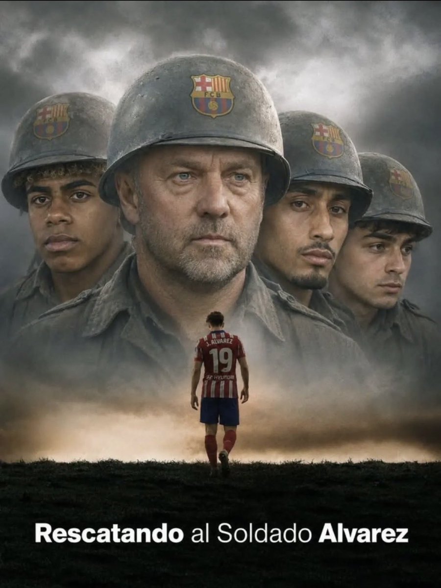 BarcaBanterX's tweet photo. @ReshadRahman Now that ter stegen’s gone we have space on the wage bill as well
Its not a problem registering him at all now that we are back into 1:1 as well
Just a matter of time now
@Atleti Free Julian https://t.co/KzykkLBGdk