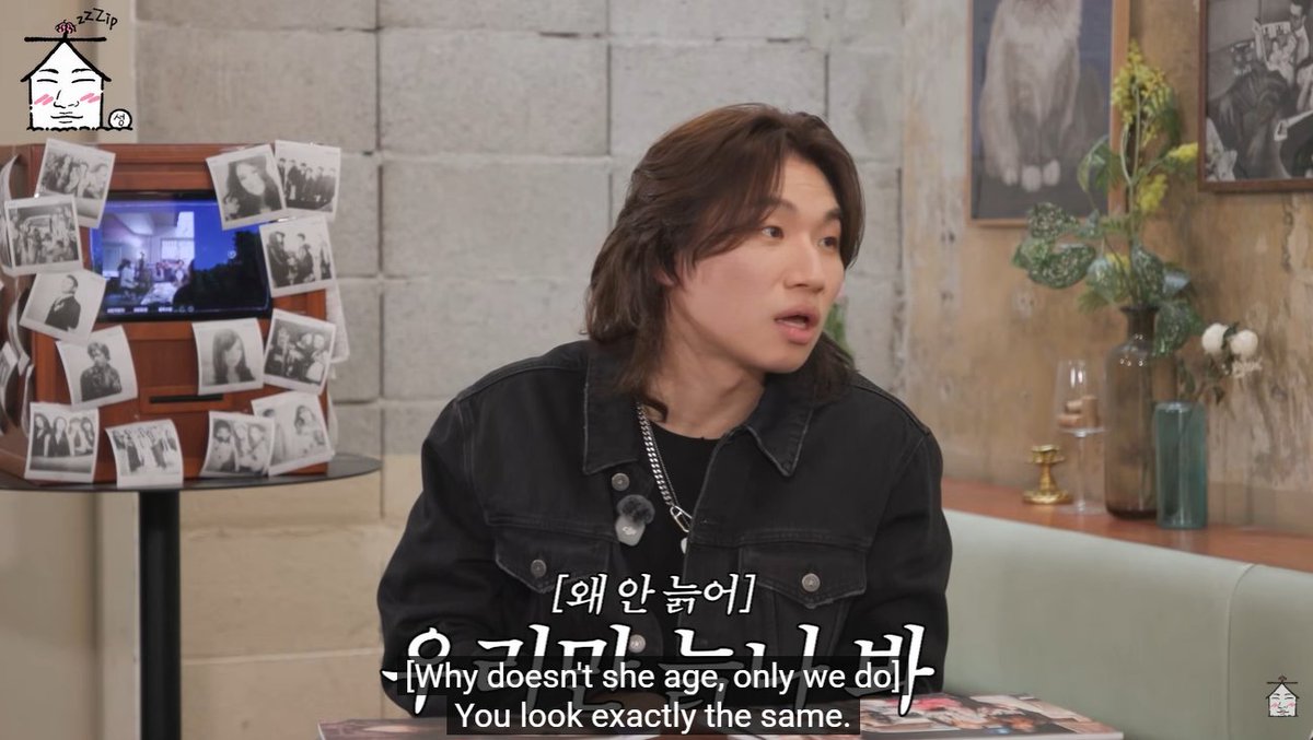 roxminusone's tweet photo. daesung saying dara still looks exactly the same and hasn't aged and minzy was asked about dara's hairstyles before, she said her first thought was, "why is she so pretty" despite those hairstyles? 

oh dara, the visual that you are😌 https://t.co/pWo6uXlirI