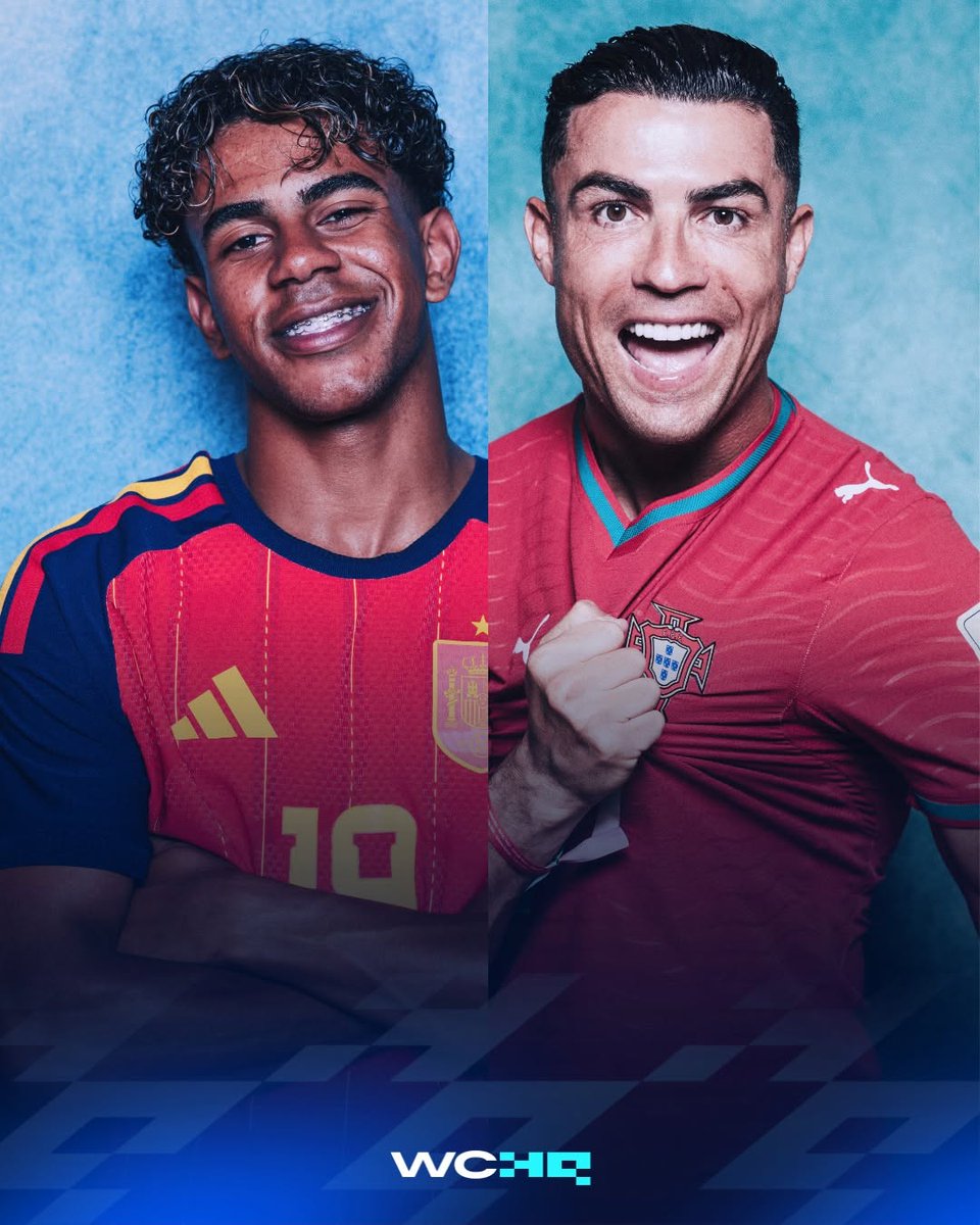 goal's tweet photo. The biggest game of the World Cup so far 🤩

Portugal vs Spain. The king vs the pretender to the throne 🔥

Who's winning it? 👀 https://t.co/UWDQ7OxLW1
