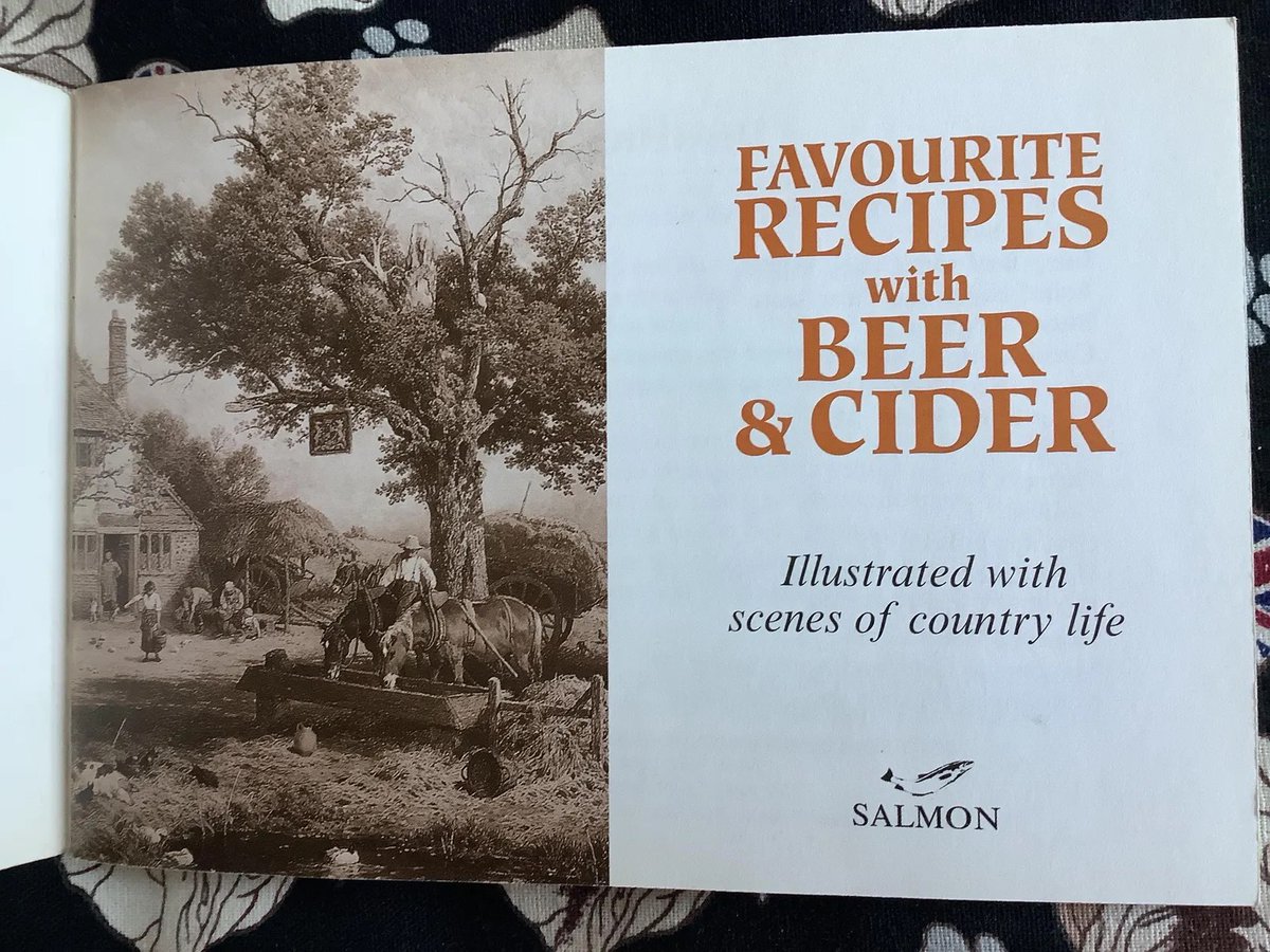 WatsonsVintage's tweet photo. A Cute Little #RecipeBook 2000s 'Favourite Recipes with Beer &amp; Cider' Book in Paperback - Illustrated with scenes of country life - Traditional Recipes -Fun Book Gift https://t.co/0ChmXTa6EO via @Etsy #VintageBooks #BeerRecipes #CiderRecipes #TraditionalCookery #CountryLife https://t.co/MOmnnej0YQ