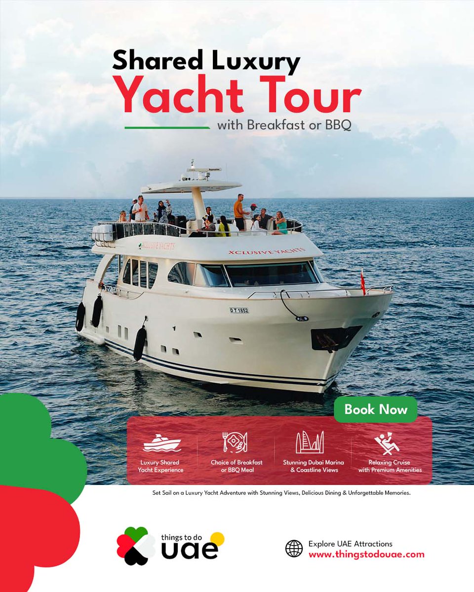 thingstodouae's tweet photo. Enjoy Dubai’s skyline from the water with a Dubai Marina Dhow Cruise! 

✨ Secure, real-time booking (No forms or WhatsApp) ⭐ 4.9 Stars | 10,000+ happy users
🎟️ Book instantly: https://t.co/t6xKStH3fM
#DhowCruise #DubaiMarina #DubaiNightlife #ThingsToDoUAE https://t.co/D7TWbLTqmt