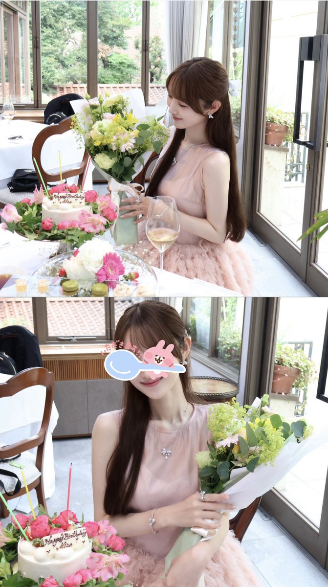 0703_mico's tweet photo. 昨日はゆりたま👸にお祝いしてもらった🎂🩷(本当にありがとう💋✨) https://t.co/aheVNAvAUk