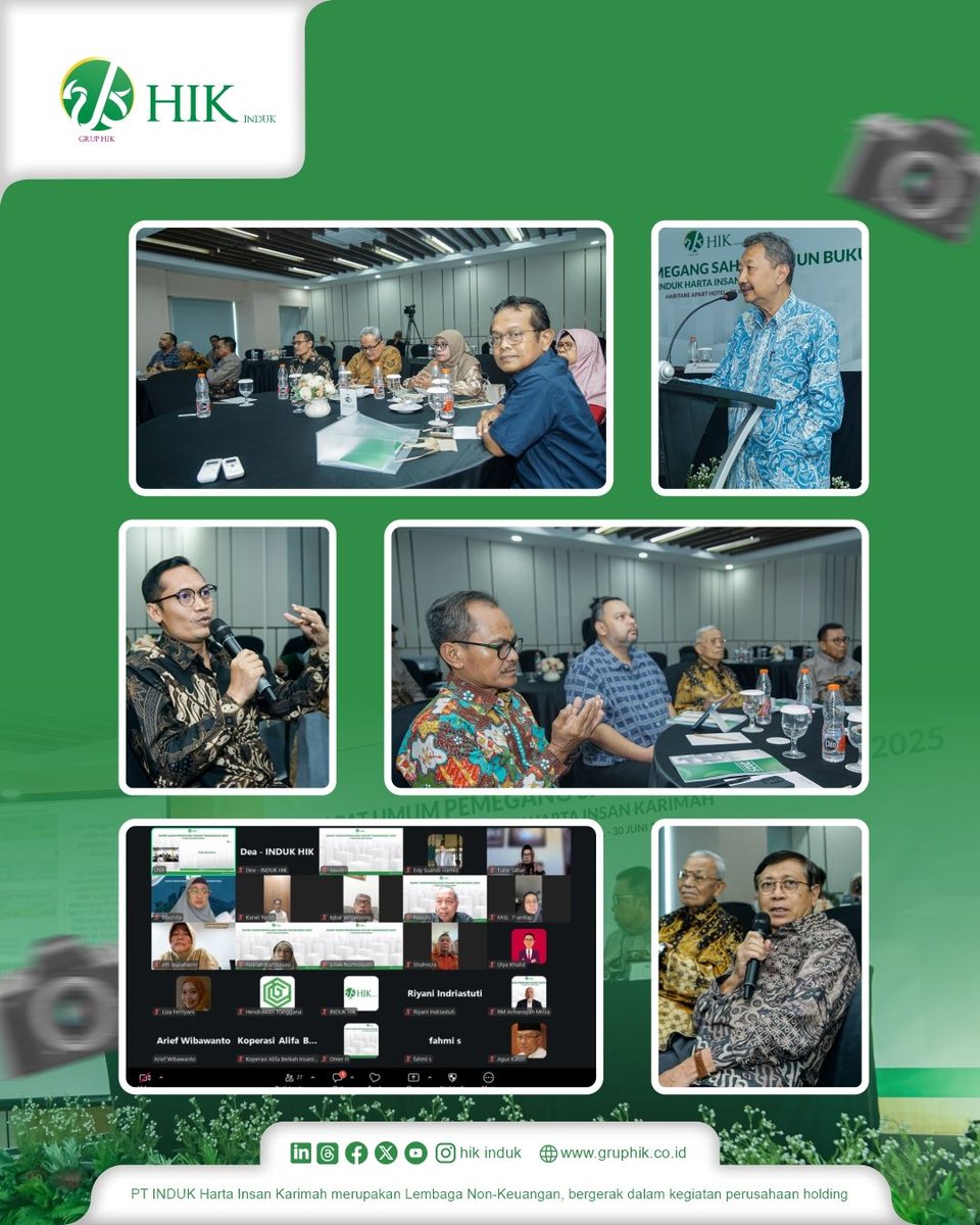 hikinduk's tweet photo. Kami mengucapkan terima kasih yang sebesar-besarnya kepada para Pemegang Saham dan seluruh Stakeholders atas kepercayaan dan dukungan tulus yang terus diberikan demi kemajuan BPRS Grup HIK. https://t.co/SjdJjMOrUm