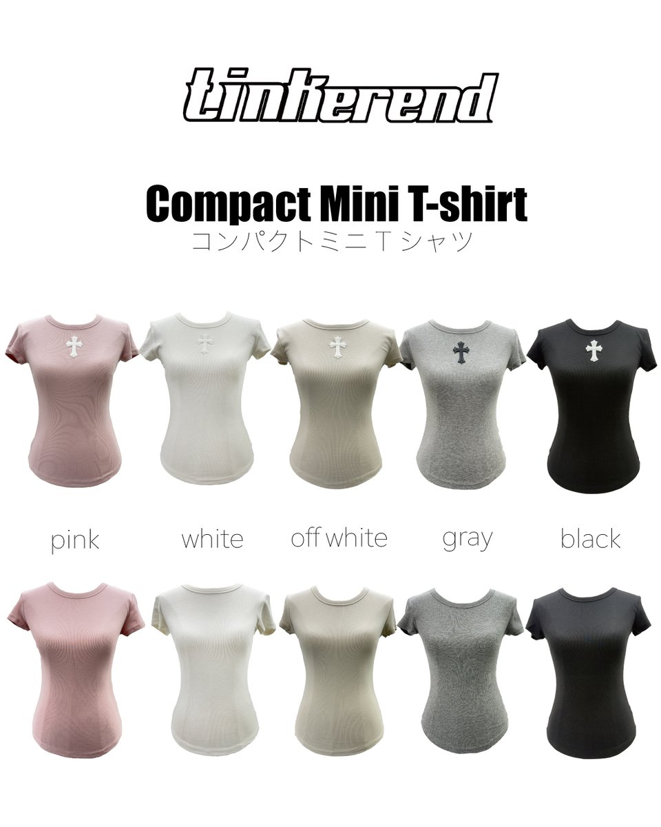 wsc____ss's tweet photo. 【tinkerend】

⭐️Compact Mini T-shirt⭐️

大人気クロスパッチシリーズから新作登場✝️⚡️
シンプルな無地のコンパクトteeとクロスパッチ付き、まとめ買いがMUST✦.*｡✧｡ https://t.co/nqUyWXRRL9