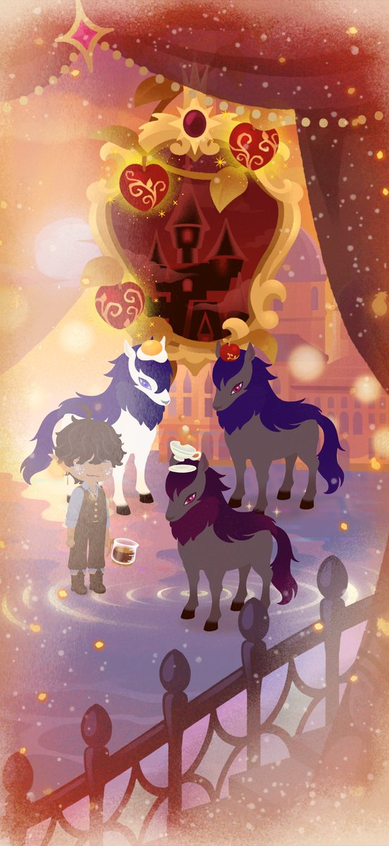 7iolite7equus7's tweet photo. 君と夜明けを（記録用）
#金青赤レイアウト https://t.co/IlhC8cHCJW