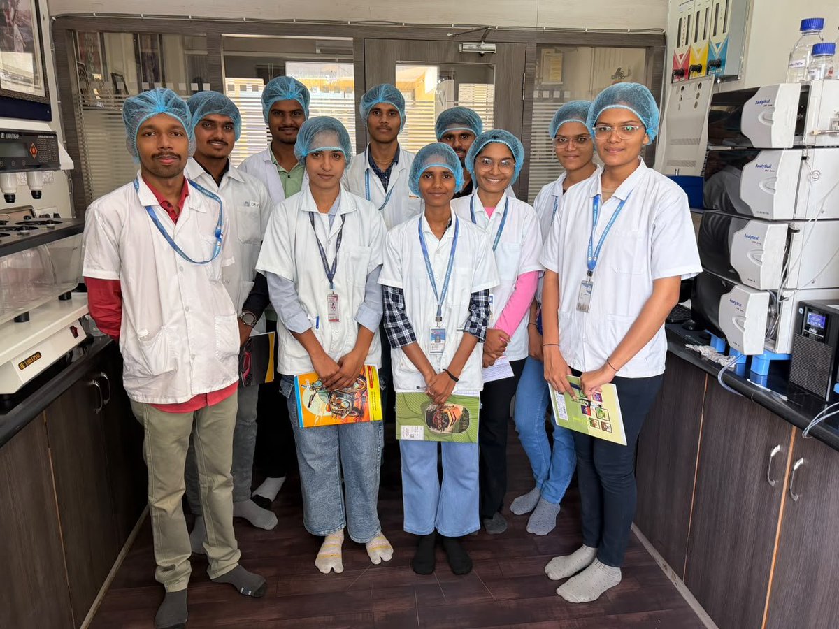 RAPAnalytical's tweet photo. Students from PRES's Institute Of Pharmacy, Loni, Loknete J D Pawar College of Pharmacy, Kalwan, Swami Institute of Pharmacy, Abhona and SPH College of Pharmacy, Malegaon attended their 'Industrial Training Program' at RAP Analytical, Nashik. https://t.co/rRUpjbgn37