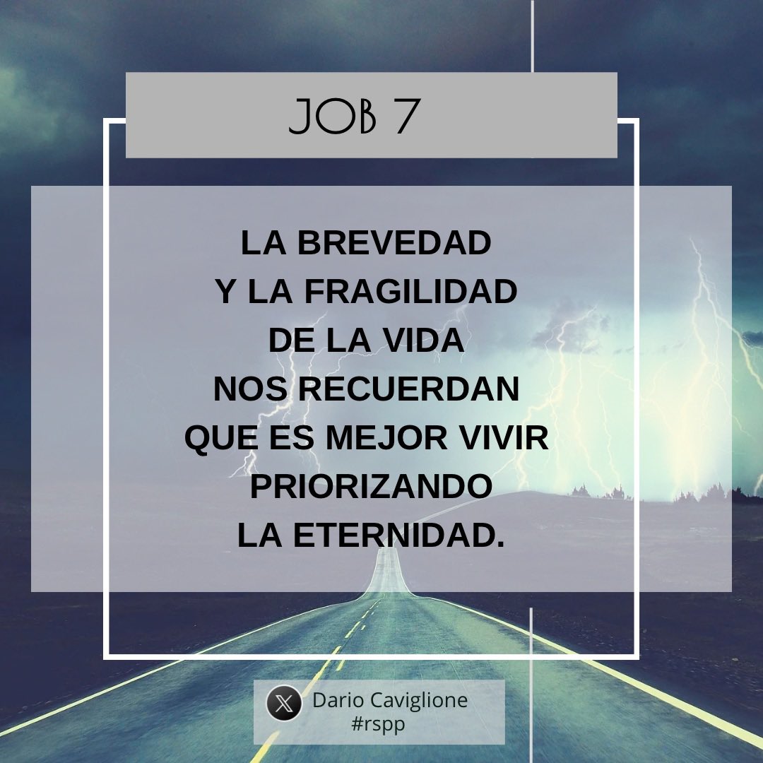 caviglionedario's tweet photo. Hoy leemos Job 7.
#rpsp
#PrimeroDios
#ArgentinaOra247
#ReavivadosPorSuPalabra https://t.co/YFgN26sgWk