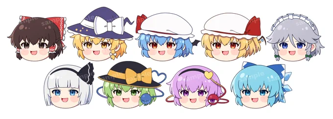 【お仕事】 東方project × ROUND1 コラボにて、ゆっくり達を描かせていただきました!! アクスタ・アクキーチェーン・缶バッジ・コースターなどになっております! 7月17日10時スタートなのでぜひ行ってみてください よろしくお願いいたします! ゆっくりしていってね～ヾ(≧▽≦)ノ