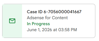 NiyonizeyeD's tweet photo. Hi @TeamYouTube , my AdSense appeal (Case ID: 6-7056000041667) has been under review since June 1, 2026. Could you please check whether there are any updates on my case? I appreciate your time and assistance. Thank you! https://t.co/RVMrwkCZxJ