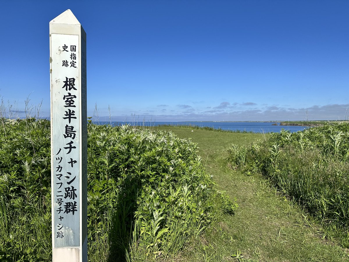 yamamotoperoshi's tweet photo. 日本100名城が2006年に選定され、一人でコツコツ巡って20年。
本日、根室チャシ跡群を訪れ、日本100名城すべてを登城できました！
全国どのお城も整備が行き届き大変美しく、解説板からも多くの学びと感動をいただきました。地域スタッフの皆様、案内人さん、研究者の方々に感謝いたします。
#100名城 https://t.co/ljY2tPutrS