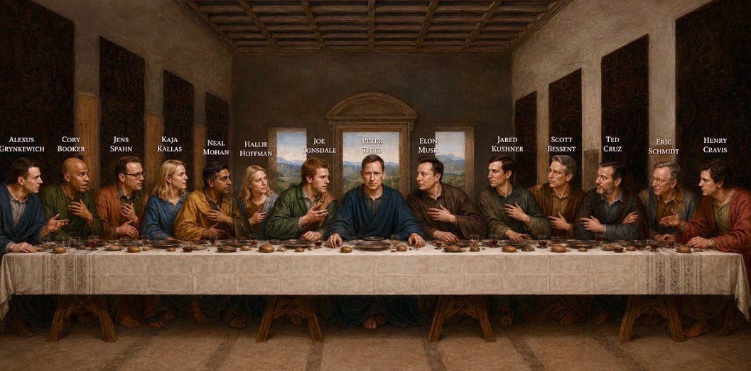 Galadriell__'s tweet photo. 🔴 Le groupe secret « Dialog » de Peter Thiel – un coup mortel porté à la démocratie ?
par Hermann Ploppa

Que cherchent des généraux de l’OTAN, des politiciens de haut niveau, des milliardaires de l’informatique, des stars de cinéma et même des théologiens dans ce club discret ? Qui aspire ici au pouvoir absolu ?

C’est difficile à croire.
Depuis 2006, des personnalités et des personnes extrêmement riches se retrouvent chaque année lors d’une réunion secrète ultra-exclusive, dans des lieux raffinés comme les hôtels de luxe Ritz-Carlton en Arizona ou en Californie. Ou encore dans un cadre historique emblématique, au Palais de San Clemente à Venise. Ils ont réussi, malgré d’énormes exigences en matière de protection personnelle et d’organisation sur place, à rester totalement à l’abri des regards du public. Un véritable chef-d’œuvre de discrétion.

Mais maintenant, une hackeuse suisse au pseudonyme difficile à prononcer, maria arson crimew, a réussi à pirater le site codé du groupe conspiratif de Peter Thiel, sobrement nommé « Dialog » (1). Madame crimew n’a même pas eu besoin de le forcer vraiment. Il semble que des failles de sécurité si graves existaient qu’elle a pu accéder relativement facilement aux listes des participants à Dialog.

Bien sûr, cela éveille des soupçons. Un informaticien du calibre de Peter Thiel aurait-il été aussi négligent concernant la sécurité de son groupe secret, au point qu’une personne extérieure ait pu simplement démasquer les grands et les puissants du monde ? Peter Thiel aurait-il délibérément laissé une fausse piste ?

Mais non. L’enjeu est trop important. Il est déjà scandaleux que des politiciens de haut niveau se rencontrent en secret avec des milliardaires de l’internet. Avec des acteurs aussi puissants, on ne joue pas facilement. Le Forum économique mondial est une plateforme du même calibre. Pourtant, les médias grand public relatent largement les rencontres des riches et des célèbres. Et la Commission trilatérale présente sur son site des détails abondants sur ses activités. De même que le Council on Foreign Relations de New York, qui existe depuis plus d’un siècle et qui oriente discrètement la politique étrangère des États-Unis.
Autrefois, il y avait les fabuleux Bilderberg. Ce cercle illustre de membres de l’élite d’Amérique du Nord et d’Europe de l’Ouest a également réussi, pendant une vingtaine d’années, à définir la politique dans le plus grand secret vis-à-vis du public, autour d’un café et d’un buffet froid près de la cheminée. Mais ensuite, le public curieux a frappé sans pitié. De tels clubs secrets comme Bilderberg sont évidemment compromis et n’ont plus aucun sens dès que tout le monde les observe.
« Comment naviguer dans la Troisième Guerre mondiale ? »
Et c’est exactement ce qui pourrait arriver maintenant au cercle secret de Peter Thiel, « Dialog ». Tout aurait pu être si beau. Cette année, les amis de « Dialog » veulent se retrouver dans un magnifique château près de la capitale irlandaise, Dublin. Du 12 au 16 août, les membres de l’élite de Thiel se rencontreront au Powerscourt Estate, dans le comté de Wicklow, pour discuter, près de la cheminée ou lors de promenades contemplatives dans les magnifiques jardins du château, de sujets aussi intimes que : « Peut-on acheter le bonheur avec de l’argent ? », « Réintroduisons l’énergie nucléaire » ou « Comment naviguer dans la Troisième Guerre mondiale ? ».
On peut aussi répondre à la question : « Comment va votre vie sexuelle ? ». Tout cela dans un cercle restreint, modéré par des facilitateurs expérimentés. Du sexe ? Sérieusement ? Oui, en effet, sur le site de Dialog existe un formulaire qui demande de manière incitative : « Êtes-vous à la recherche de l’amour ? Nous vous mettons en relation avec des partenaires compatibles. » Oui, il faut bien un peu d’Epstein dans toute cette histoire.

C’est étrange, tout cela. Mais il n’y a pas de quoi rire quand on voit qui est couplé avec qui dans les discussions vraiment dures. 🔽