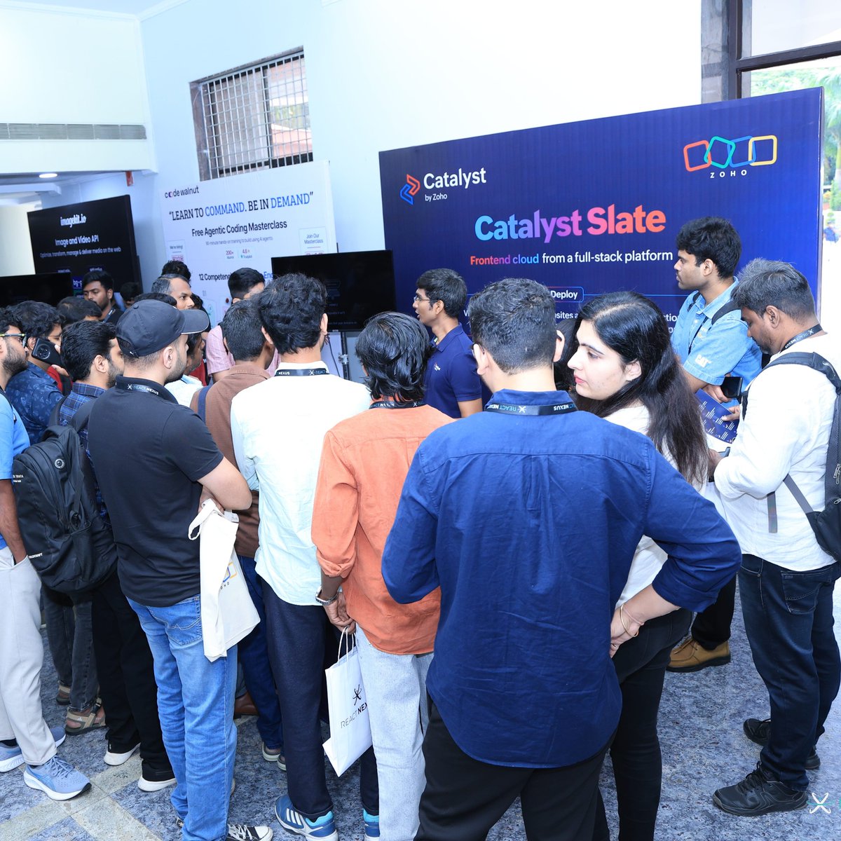 CatalystByZoho's tweet photo. Busy days @ReactNexus 🥳

Immaculate vibes in Bengaluru. We had a blast with the developer community here! 🧑‍💻

Excited to see what you all deploy on Catalyst Slate🤝

#developers #coders #frontend #reacnexus #techmeet #bengaluru https://t.co/6sRBVsFtZe
