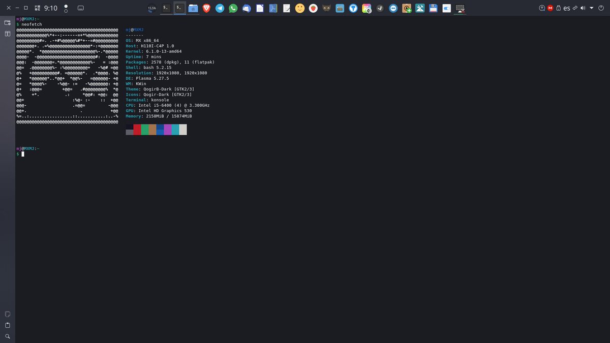 max3wer's tweet photo. Les deseo que tengan un feliz y tranquilo #ViernesDeEscritorio #MX-Linux #MXLinux #KDEPlasma #KDE-Plasma #GNU/Linux #gnulinux https://t.co/ymnkSonl6d