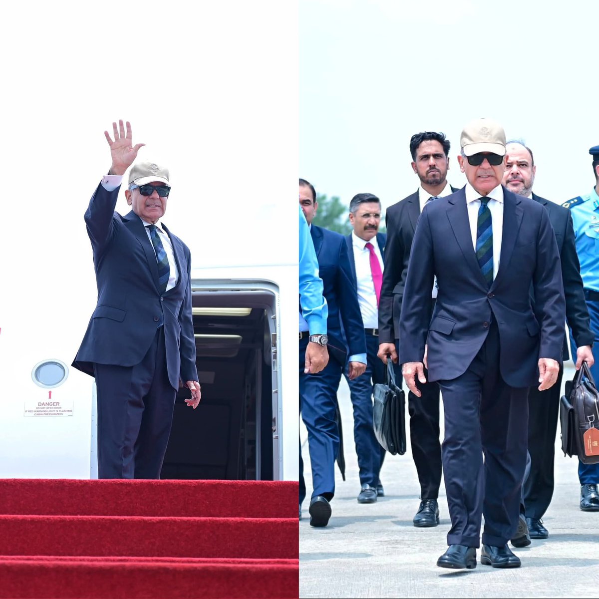 TimeDigitalOff's tweet photo. Prime Minister of Pakistan has departed to Iran via Nur Khan AB on PAF's Airbus A319 for the State Funeral of the former Supreme Leader of the Iran, Ali Khamenei 🇮🇷 🤝 🇵🇰 https://t.co/dUyeyPqjpL