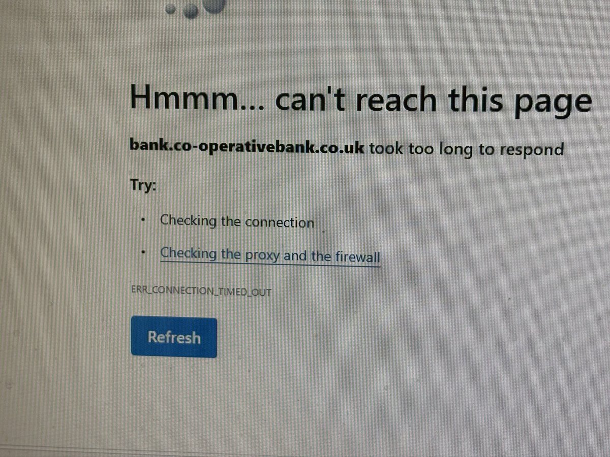 TrcGrg's tweet photo. @CooperativeBank Really? Online and mobile https://t.co/FhfiFxODec