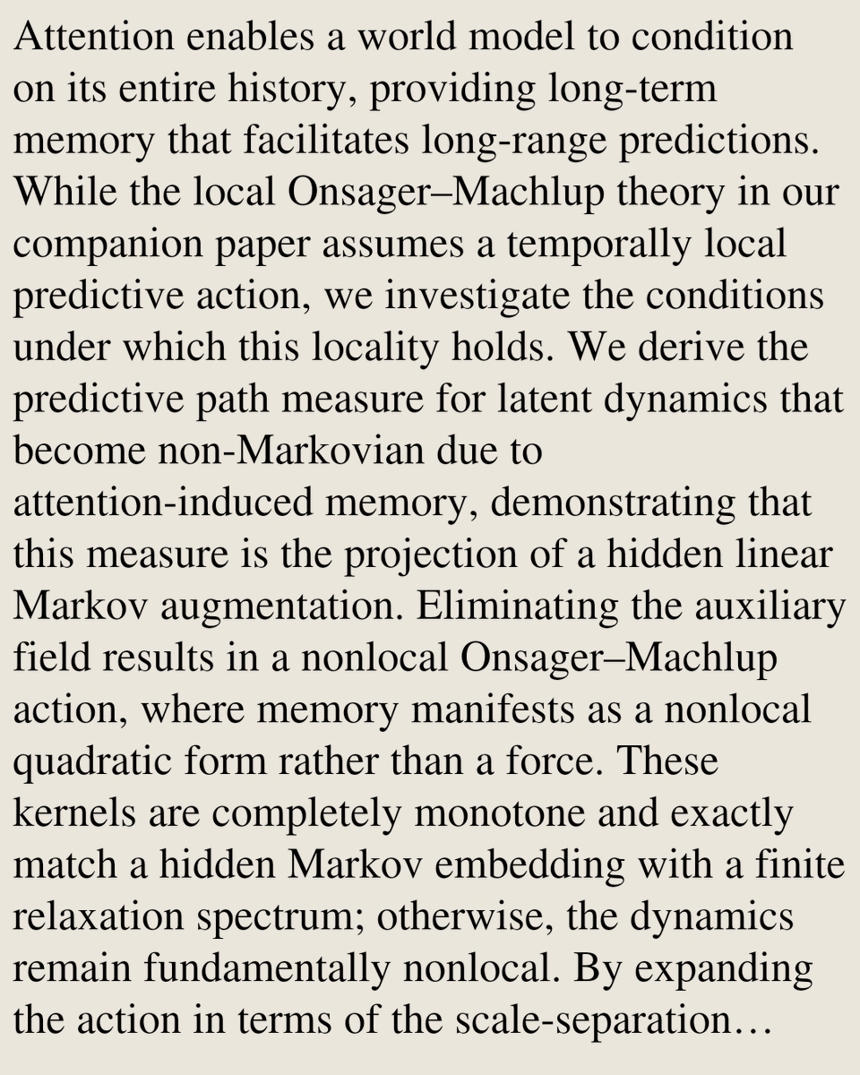 StatMechanics's tweet photo. Path-Measure Dynamics of Attention-Driven World Models: A Nonlocal Onsager–Machlup Approach

Gunn Kim
https://t.co/UYTXoKwldr [𝚌𝚘𝚗𝚍-𝚖𝚊𝚝.𝚜𝚝𝚊𝚝-𝚖𝚎𝚌𝚑] https://t.co/4NB4VeExI7