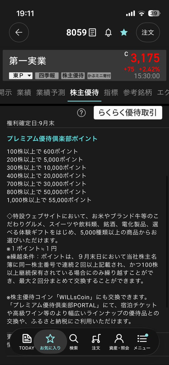 X6Gax's tweet photo. 前日比36万
キオクシア信用で2回入って3万勝った
信用の第一実業も一部利確
800株でプレミアム優待倶楽部50000ポイント、総合利回り6%近くある

何やってる会社かは知らん https://t.co/cumt3138Bi