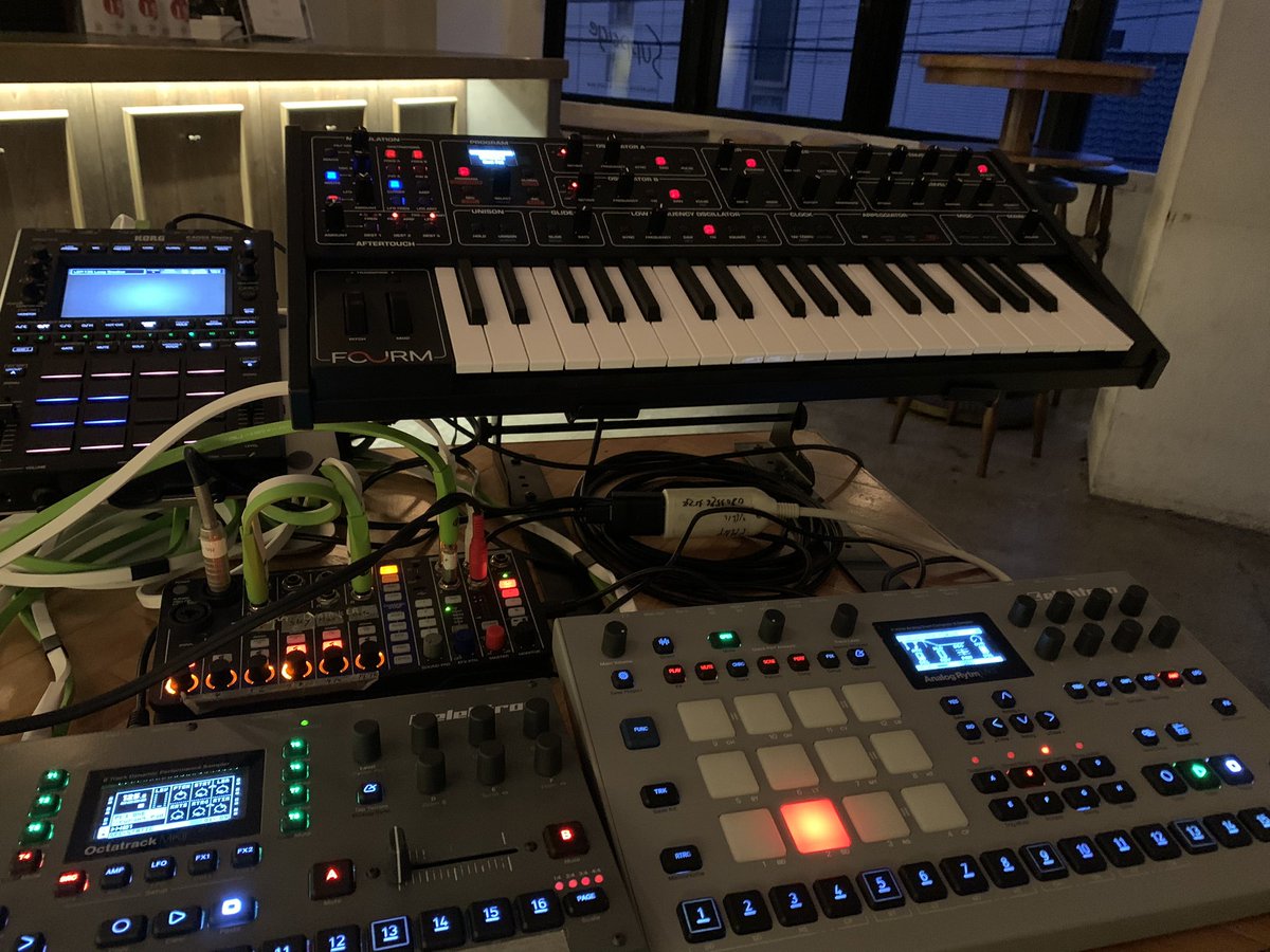 TsuruSwing's tweet photo. 本日のセット🎹 https://t.co/XsREss6Q0A