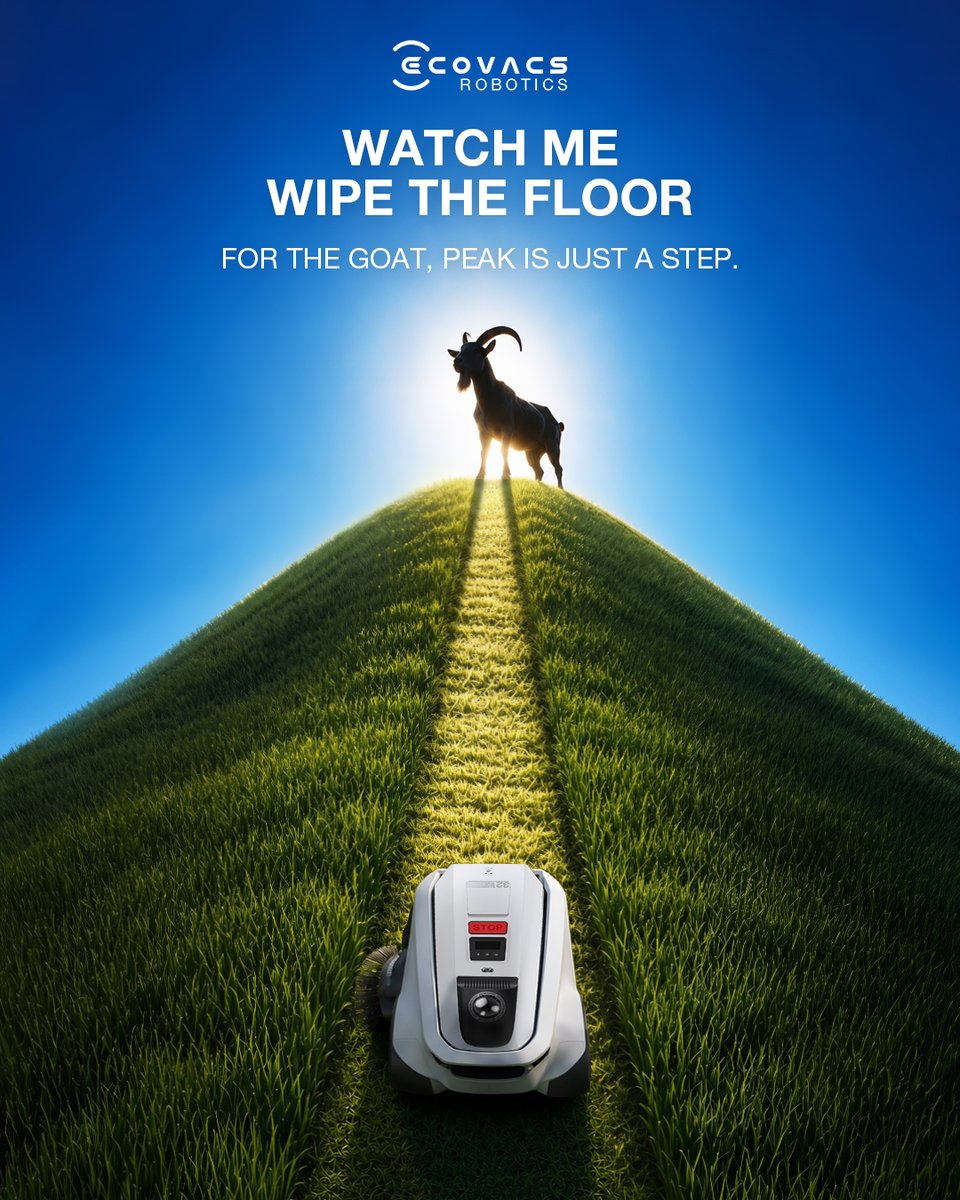 ecovacsrobotics's tweet photo. Incline changes. Performance doesn't.
Steady climb. Sharp cut.
The hill, handled.
WATCH ME WIPE THE FLOOR! https://t.co/uRnrGYWoV5