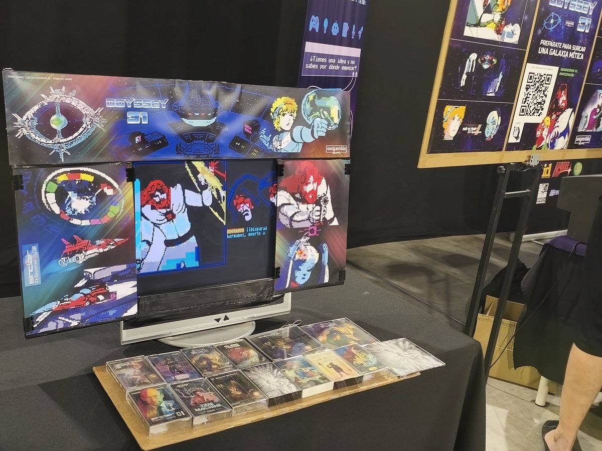 sequentiasoft's tweet photo. Disfrutando el retropixel con la demo del #odyssey31 https://t.co/vge6qRTztj