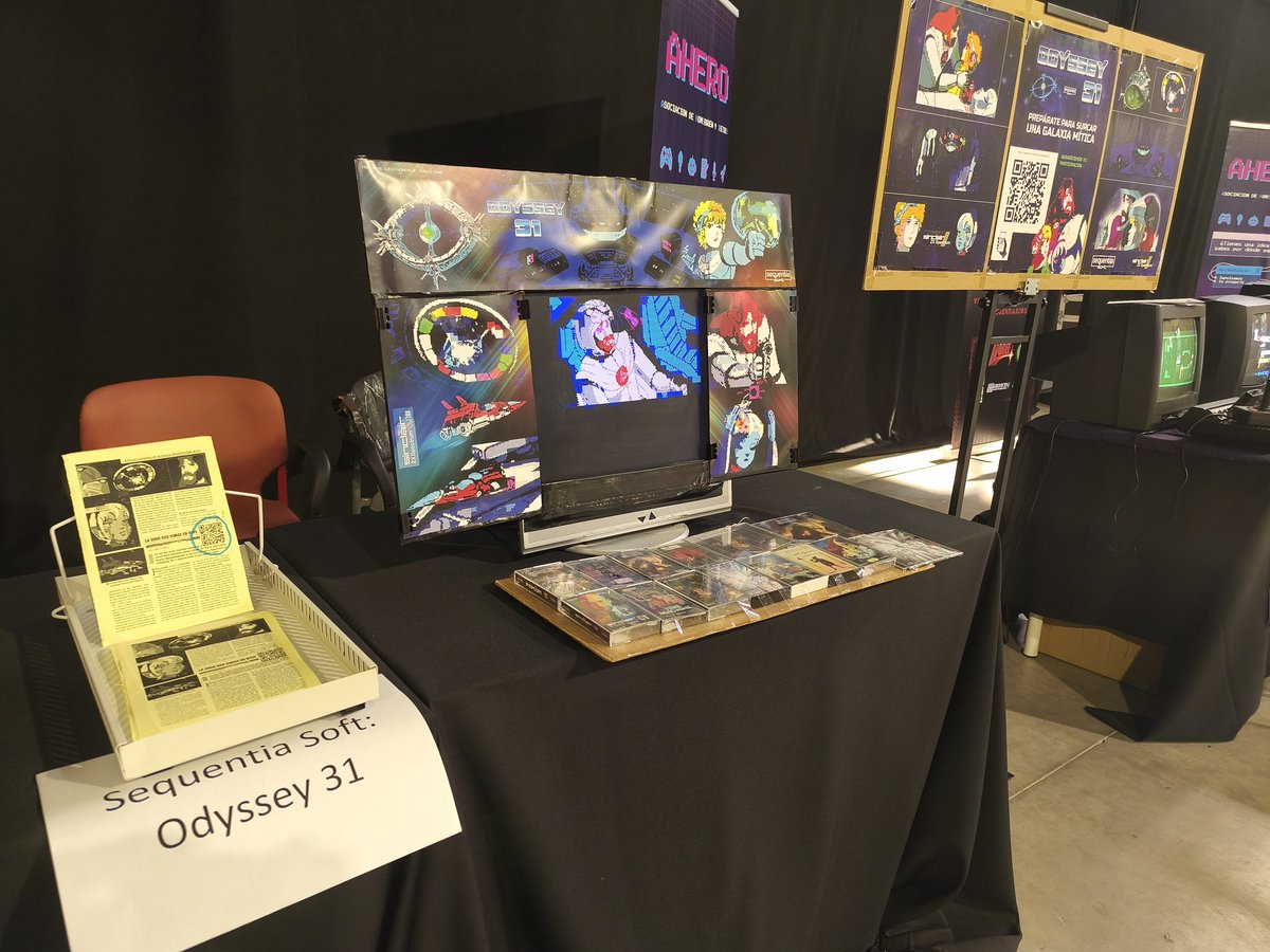 sequentiasoft's tweet photo. Disfrutando el retropixel con la demo del #odyssey31 https://t.co/vge6qRTztj