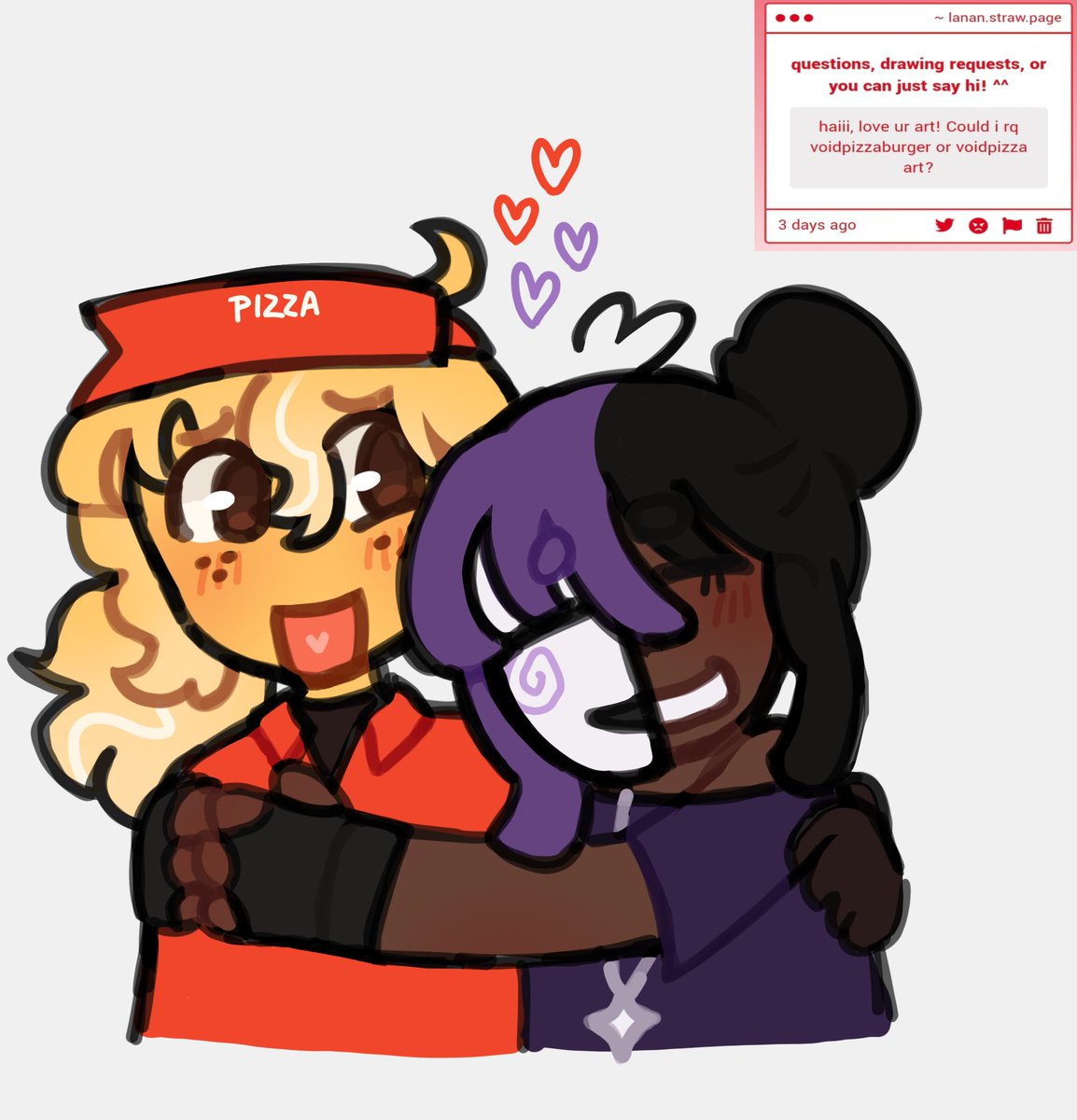 0nlyindreams0's tweet photo. #voidpizzaburger #voidpizza THANK YOU!!! here are the voidpizzaburgerlings!!! https://t.co/D2JtdLaH37