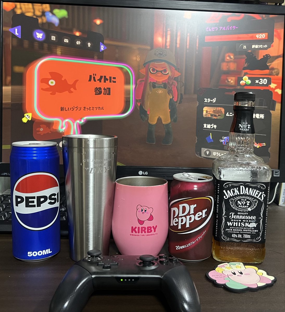 PoYoSPLtoon's tweet photo. この時間のために生きてる🍺
JDはコーラとかドクペとか薬くさいのとめちゃくちゃ合う！！ https://t.co/liEoPEJllY
