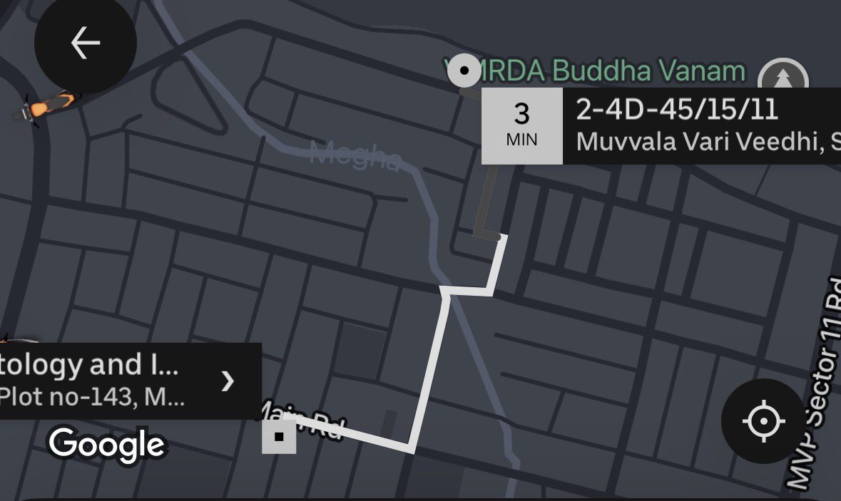 harsaaas's tweet photo. Do @rapidoapp_  devs implement longest path algo instead of shortest-path algorithm ? 

1st pic : Rapido
2nd pic : Uber https://t.co/6j3OtTYYeo