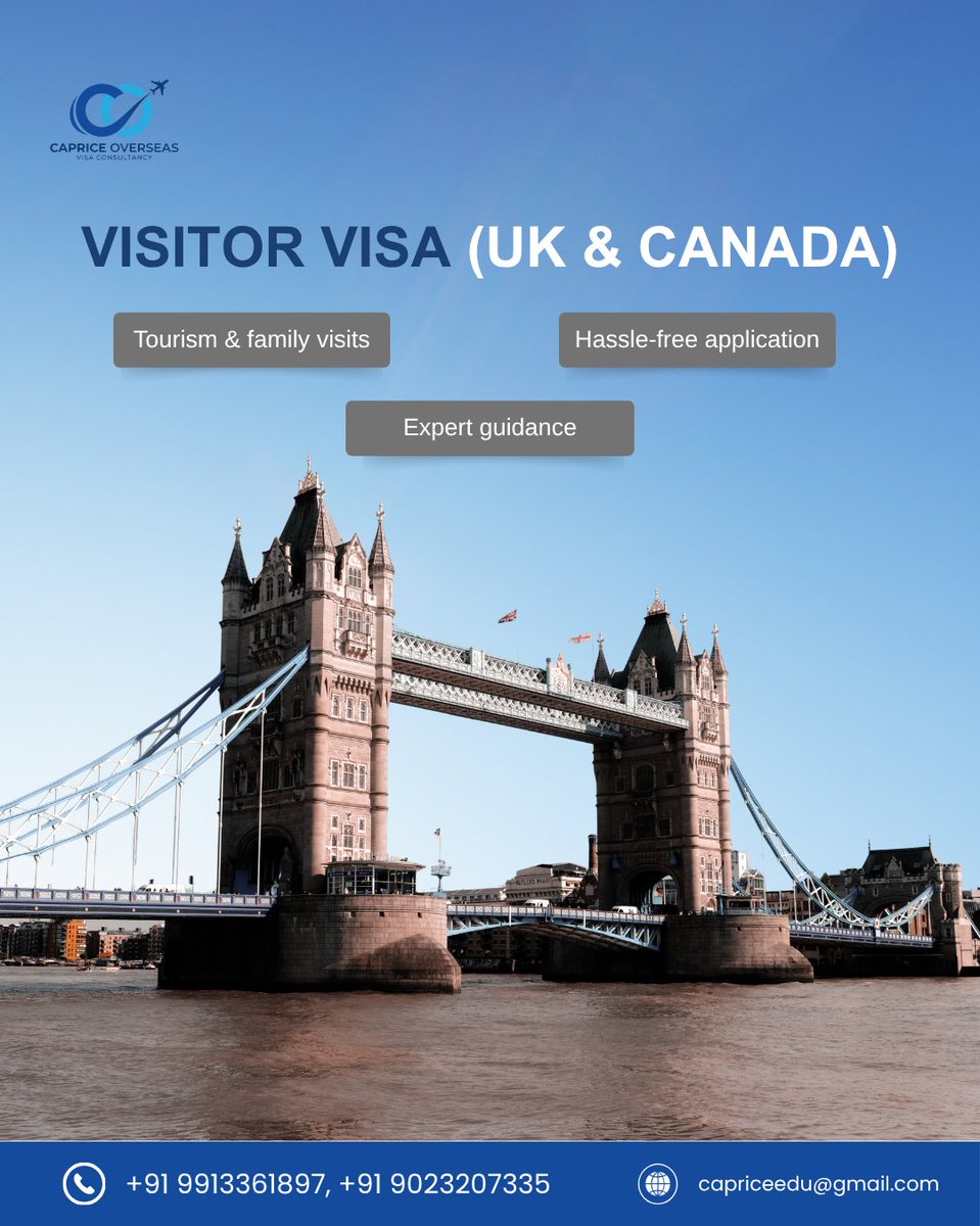 Capriceoverseas's tweet photo. Your Destination. Your Visa. Your Future.
Whether it's studying or settling abroad, choosing the right visa is the first step toward achieving your goals.

#CapriceOverseas #StudyAbroad #CanadaStudyVisa  #CanadaPR  #ImmigrationConsultant #StudyInCanada #VisaSuccess #Trending https://t.co/SHrT6VnvGa