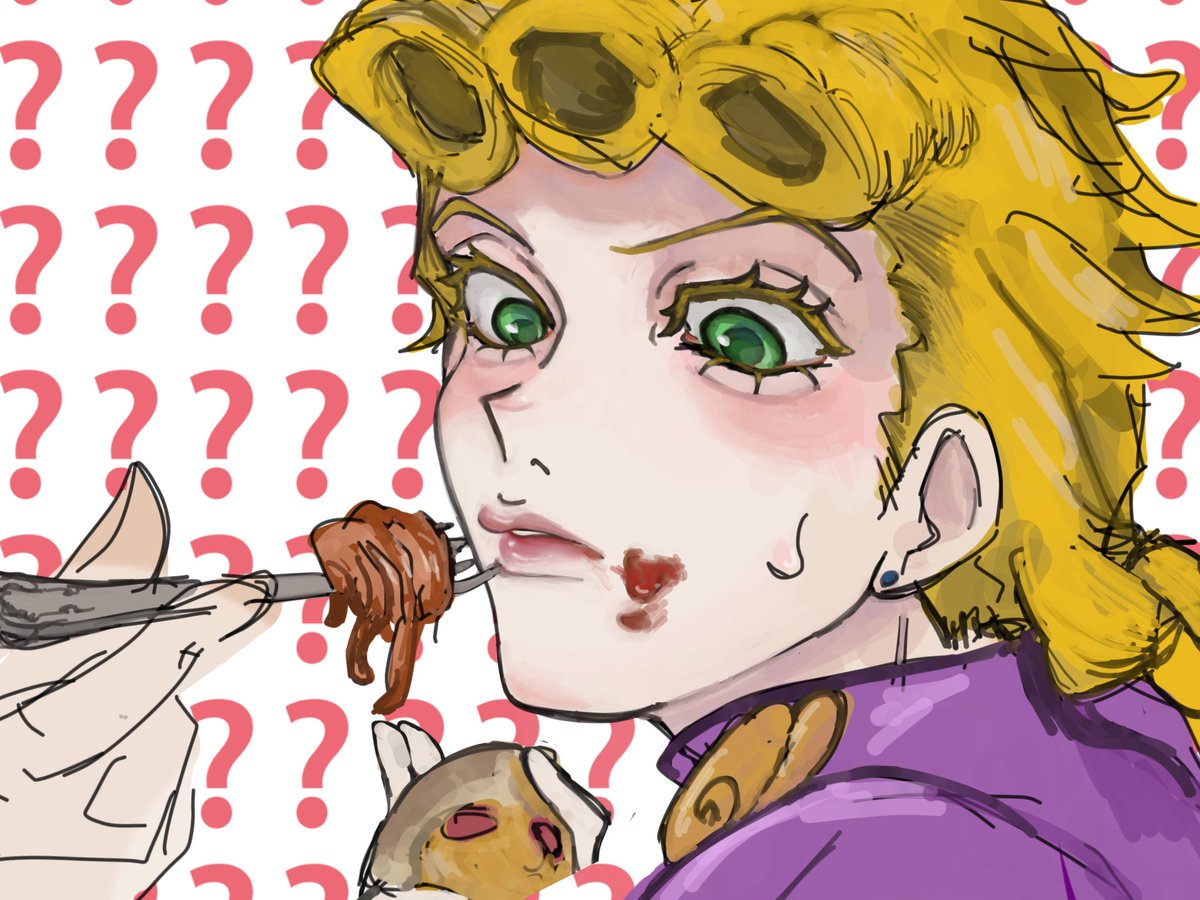 suwo_1's tweet photo. ジョルノ‼️あーん #jjba https://t.co/Jyt3XqEU2j