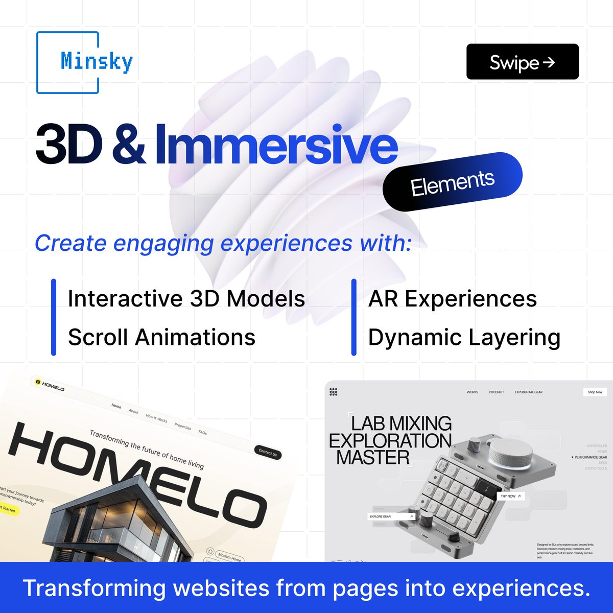 Minsky_in's tweet photo. Web Design Trends 2026 

Comment below : Which trend stands out the most to you? 💬
#DesignTrends #UIUXCommunity #CreativeDesign #WebDesignInspo #DesignSeries https://t.co/nhVpCicXZn