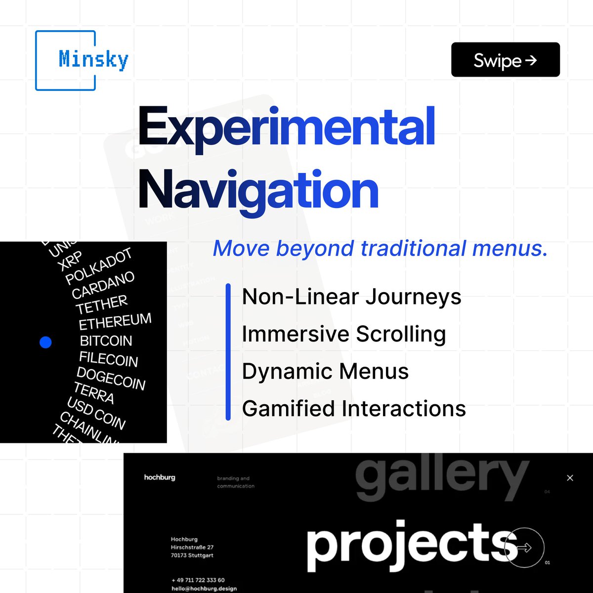 Minsky_in's tweet photo. Web Design Trends 2026 

Comment below : Which trend stands out the most to you? 💬
#DesignTrends #UIUXCommunity #CreativeDesign #WebDesignInspo #DesignSeries https://t.co/nhVpCicXZn