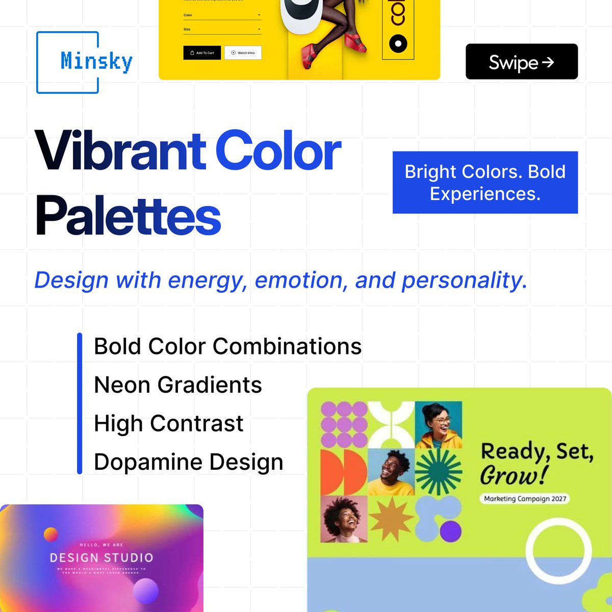 Minsky_in's tweet photo. Web Design Trends 2026 

Comment below : Which trend stands out the most to you? 💬
#DesignTrends #UIUXCommunity #CreativeDesign #WebDesignInspo #DesignSeries https://t.co/nhVpCicXZn