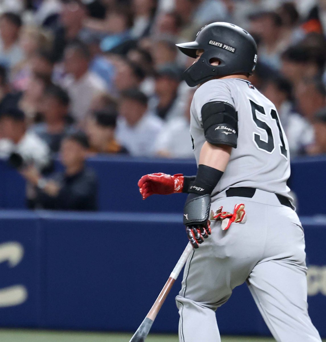 五回表】巨人 0-0 中日 #浅野翔吾 選手がセンターへヒットを放ち、1死