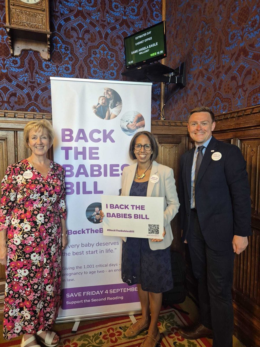 munirawilson's tweet photo. The first 1001 days, from pregnancy to age two, of a baby's life are crucial in laying the foundations for lifelong health and wellbeing. Parents and carers should be able to get trusted support early, before difficulties become crises. #BackTheBabiesBill https://t.co/anL6mQfKbv