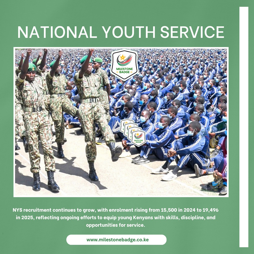 MilestonesLog's tweet photo. Behind every NYS recruit is a story of growth, service, and opportunity.

As recruitment continues to increase, more young Kenyans are gaining the skills and experience needed to contribute to national development.

🌐 https://t.co/qxxe99EewY https://t.co/xTXmYMziyR